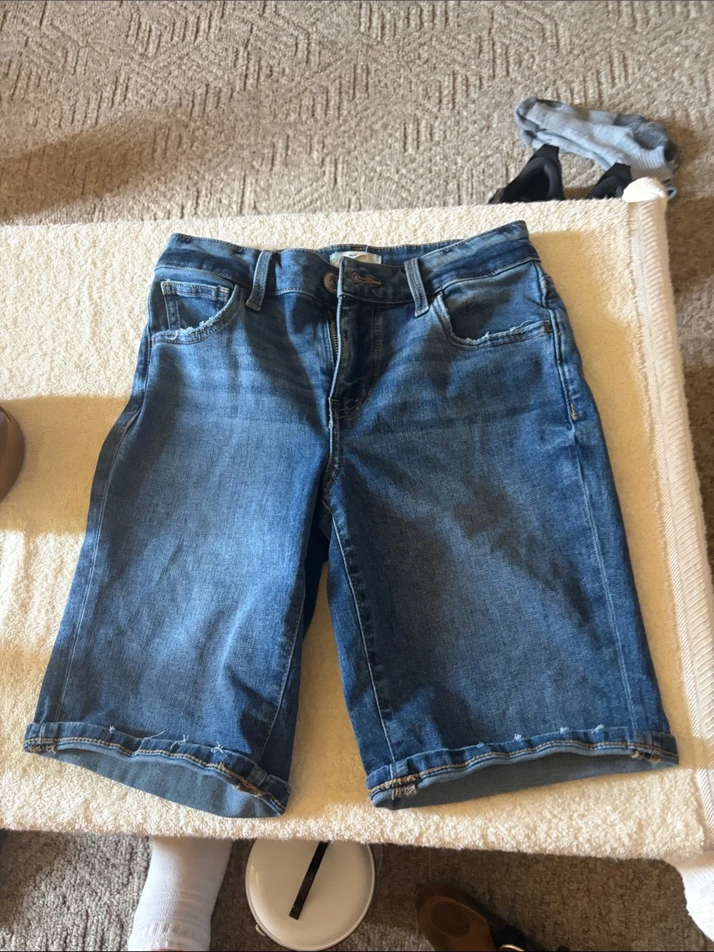 Maurices Blue Denim Jean Shorts